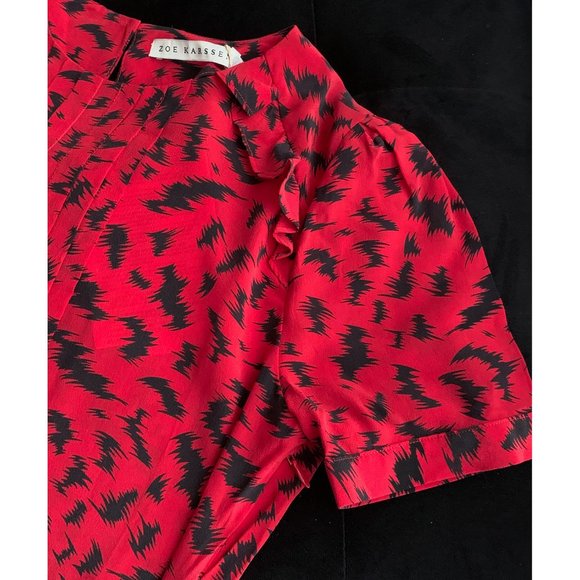 Zoe Karssen | Printed Silk Crepe Dress - Picture 6 of 9